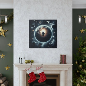 Cosmic Astronaut Canvas – Cotton Gallery Wrap - Dipaliz - Prints