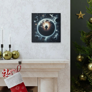 Cosmic Astronaut Canvas – Cotton Gallery Wrap - Dipaliz - Prints