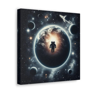 Cosmic Astronaut Canvas – Cotton Gallery Wrap - Dipaliz - Prints