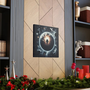 Cosmic Astronaut Canvas – Cotton Gallery Wrap - Dipaliz - Prints
