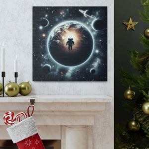 Cosmic Astronaut Canvas – Cotton Gallery Wrap - Dipaliz - Prints