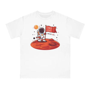 Sustainable Astronaut Tees Ring-spun Cotton Comfort - Dipaliz - White / s - T-shirts