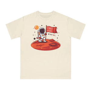 Sustainable Astronaut Tees Ring-spun Cotton Comfort - Dipaliz - T-shirts
