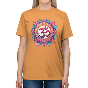 Meditation Aum Edition Premium Triblend Unisex Tee - Dipaliz - Orange Triblend / s - T-shirts