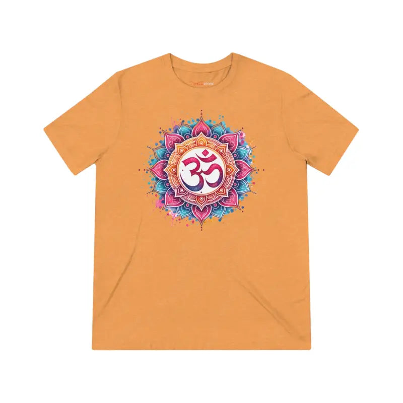 Achieve Meditative Style with Premium Aum Triblend Tee - T-shirt