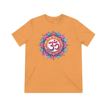 Achieve Meditative Style with Premium Aum Triblend Tee - T-shirt