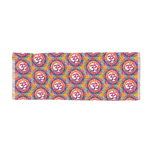 Aum Pattern Scarf - Fashion Essential Chic Style - Dipaliz - 27’’ × 73’’ - Scarves & Shawls