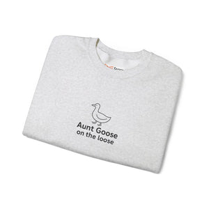 Cozy Unisex Heavy Blend Sweatshirt - Aunt Goose Design - Dipaliz - Sweatshirts