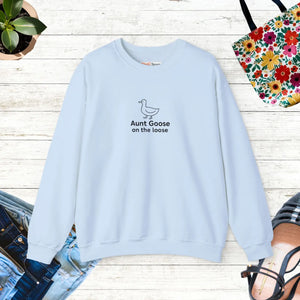Cozy Unisex Heavy Blend Sweatshirt - Aunt Goose Design - Dipaliz - Sweatshirts
