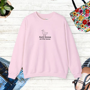 Cozy Unisex Heavy Blend Sweatshirt - Aunt Goose Design - Dipaliz - Sweatshirts