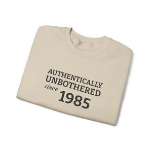 Authentically Unbothered Cotton-poly Blend Crewneck - Dipaliz - Sweatshirts