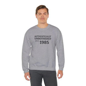 Authentically Unbothered Crewneck - Cotton-poly Blend - Dipaliz - Sweatshirt