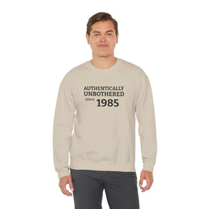 Authentically Unbothered Crewneck - Cotton-poly Blend - Dipaliz - Sweatshirt