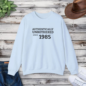 Authentically Unbothered Crewneck - Cotton-poly Blend - Dipaliz - s / Light Blue - Sweatshirt