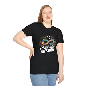Autistically Awesome Unisex Softstyle T-shirt - Dipaliz - T-shirts