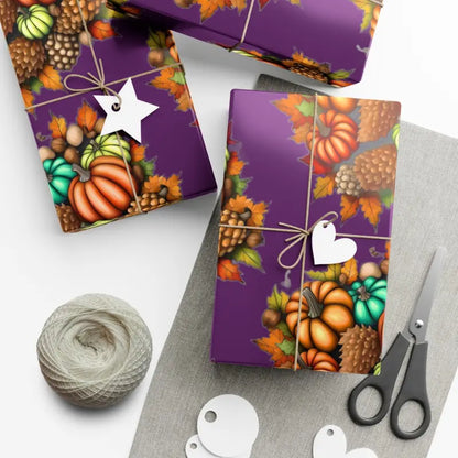 Transform Gifts with Autumn Bliss Gift Wrap Papers - 30’’ x 20’’ / Satin Home Decor