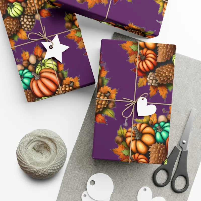 Transform Gifts with Autumn Bliss Gift Wrap Papers - 30’’ x 20’’ / Matte Home Decor