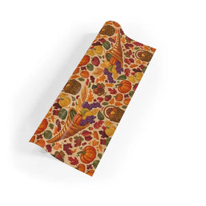 Smooth Satin Finish Cozy Autumn Wrapping Paper - Dipaliz