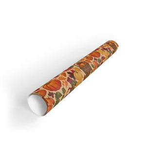 Smooth Satin Finish Cozy Autumn Wrapping Paper - Dipaliz