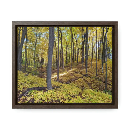 Autumn Elegance: Trendy Gallery Canvas Wraps for your Wall - 10″ x 8″ / Walnut / Premium (1.25″)