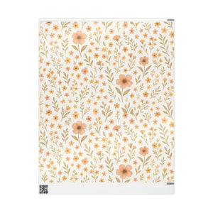 Vibrant Autumn Floral Wrapping – Eco-friendly - Dipaliz - Paper