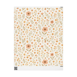 Vibrant Autumn Floral Wrapping Paper Eco Friendly Gift Wrap Dipaliz - 30’’ x 36’’ / Matte