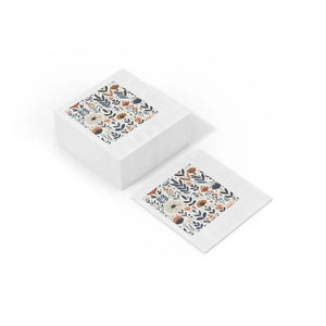 Vibrant Autumn Flowers Napkins – Coined Edge - Dipaliz - Paper
