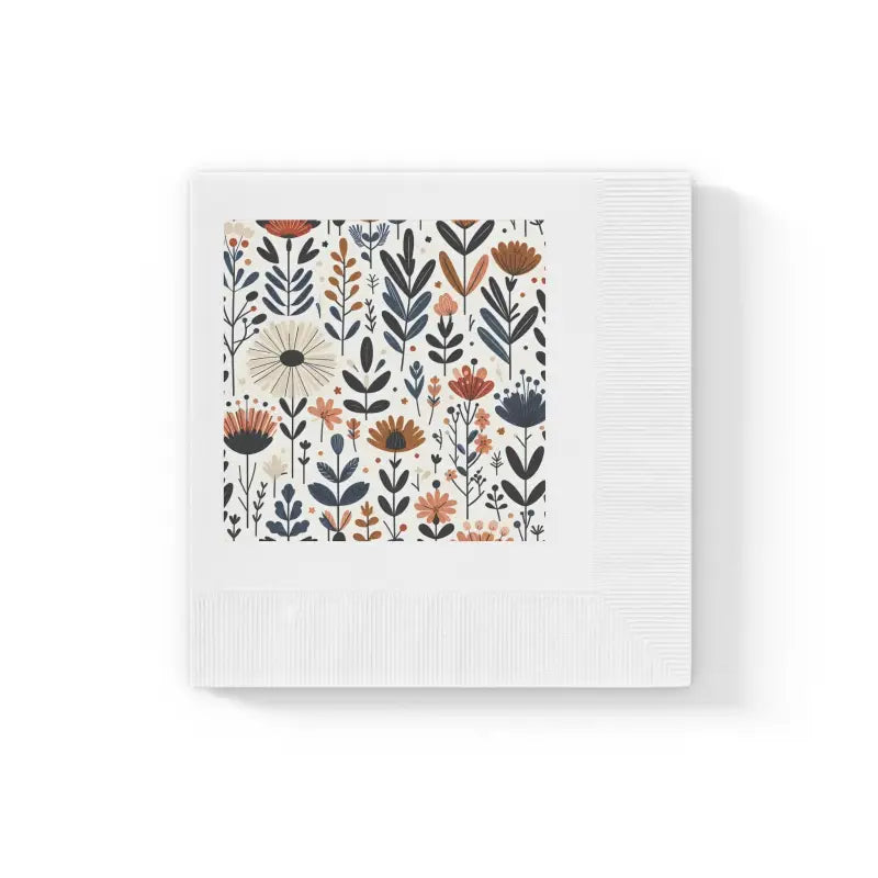 Vibrant Autumn - Seasonal Table Wow | Dipaliz - 4.8’’ x / White / 50 Pcs - Paper Napkins