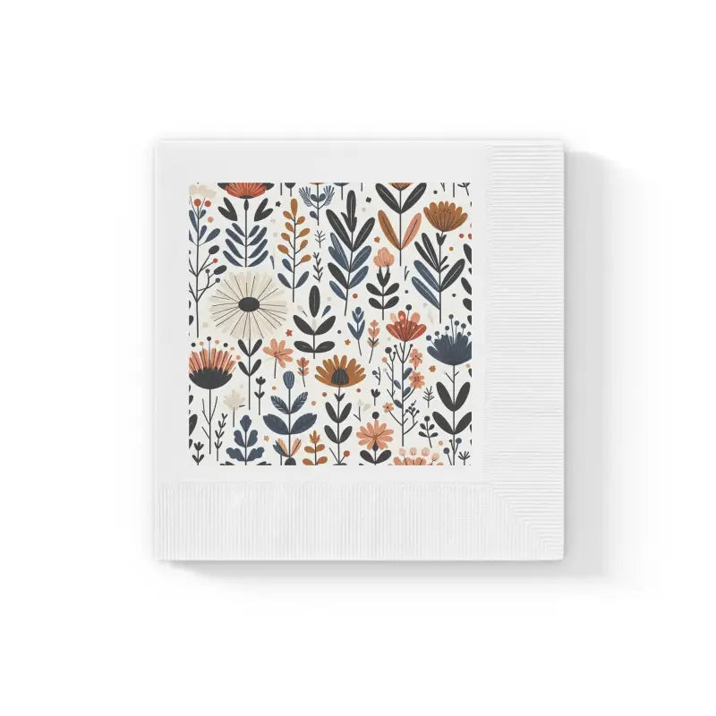 Vibrant Autumn - Seasonal Table Wow | Dipaliz - 6.5’’ x / White / 100 Pcs - Paper Napkins