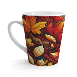Autumn Foliage Latte Mug - Ceramic Fall Gift - Dipaliz - Mugs