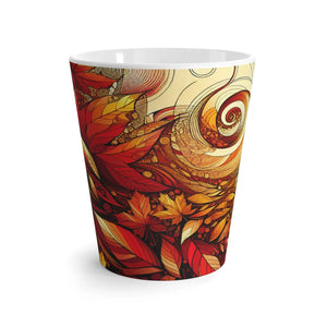 Autumn Foliage Latte Mug - Ceramic Fall Gift - Dipaliz - Mugs