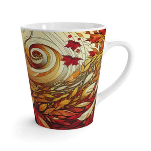 Autumn Foliage Latte Mug - Stylish Women’s Fashion Coffee Cup - Dipaliz - 12oz - Mugs