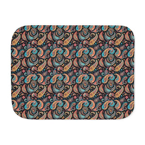 Autumn Foliage Sherpa Blanket Two Colors Cozy Luxury - Dipaliz - Blankets