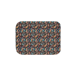 Autumn Foliage Sherpa Blanket Two Colors Cozy Luxury - Dipaliz - Blankets