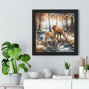 Autumn Forest Framed – Peaceful Retreat - Dipaliz - Posters Prints & Visual Artwork