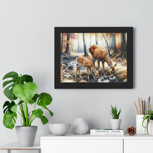 Autumn Forest Framed – Peaceful Retreat - Dipaliz - Posters Prints & Visual Artwork