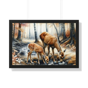 Autumn Forest Framed – Peaceful Retreat - Dipaliz - Posters Prints & Visual Artwork