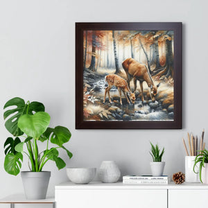 Autumn Forest Framed – Peaceful Retreat - Dipaliz - Posters Prints & Visual Artwork