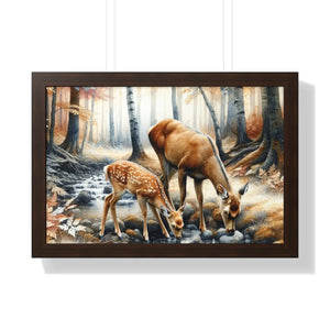 Autumn Forest Framed – Peaceful Retreat - Dipaliz - Posters Prints & Visual Artwork