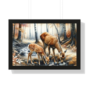 Autumn Forest Framed – Peaceful Retreat - Dipaliz - Posters Prints & Visual Artwork