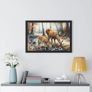 Autumn Forest Framed – Peaceful Retreat - Dipaliz - Posters Prints & Visual Artwork