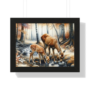 Autumn Forest Framed – Peaceful Retreat - Dipaliz - Posters Prints & Visual Artwork