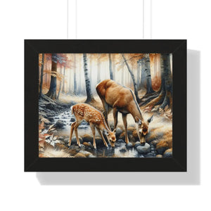 Autumn Forest Framed – Peaceful Retreat - Dipaliz - Posters Prints & Visual Artwork