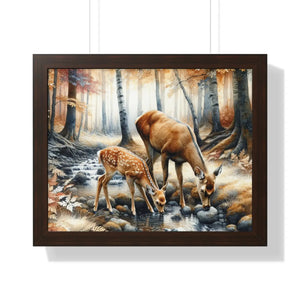 Autumn Forest Framed – Peaceful Retreat - Dipaliz - Posters Prints & Visual Artwork