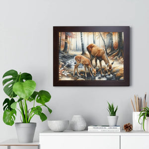Autumn Forest Framed – Peaceful Retreat - Dipaliz - Posters Prints & Visual Artwork