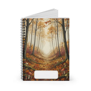 Autumn Forest Spiral Notebook – Ruled Journal - Dipaliz - Journals