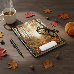 Autumn Forest Spiral Notebook – Ruled Journal - Dipaliz - Journals