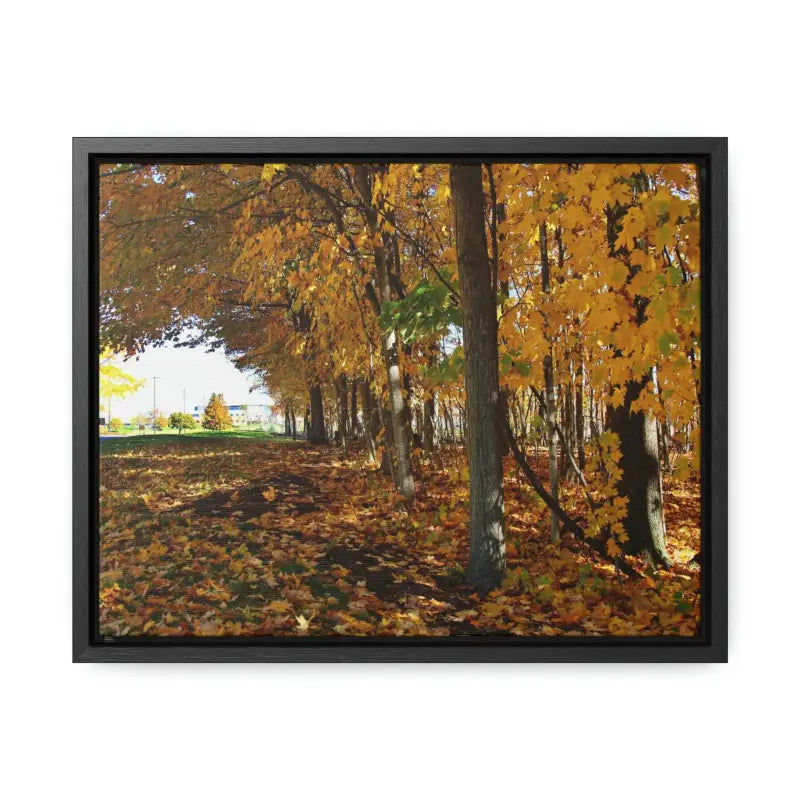 Autumn Splendor Gallery Canvas Wraps for Cozy Seasonal Charm - 14″ x 11″ / Black / Premium (1.25″)