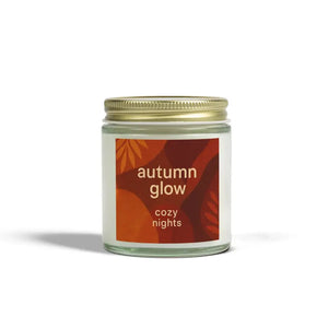 Dipaliz Fraser Fir Coconut Apricot Wax Scented Candles for Cozy Vibes - 4oz / Clear / Lavender