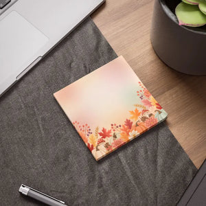 Autumn Harvest Note Pad - Fall Floral Design - Dipaliz - Paper Products